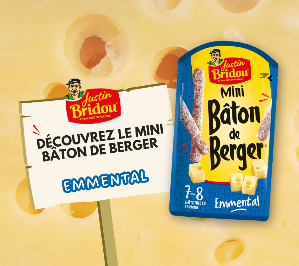 Découvrez le Mini Bâton de Berger emmental