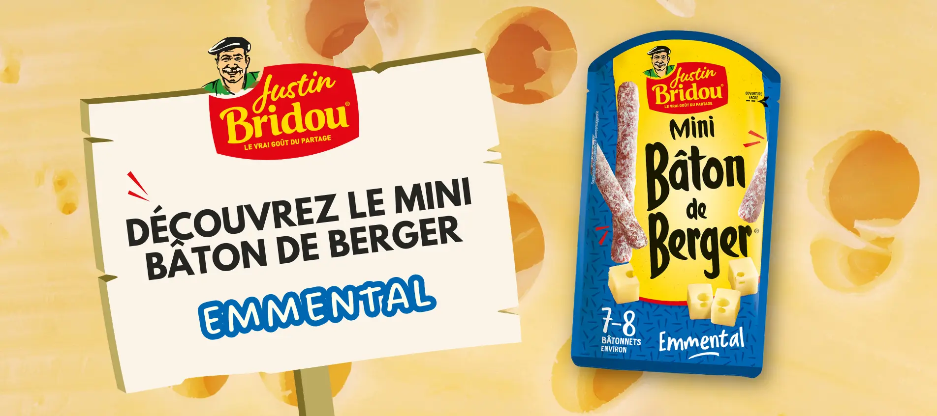 Découvrez le Mini Bâton de Berger emmental
