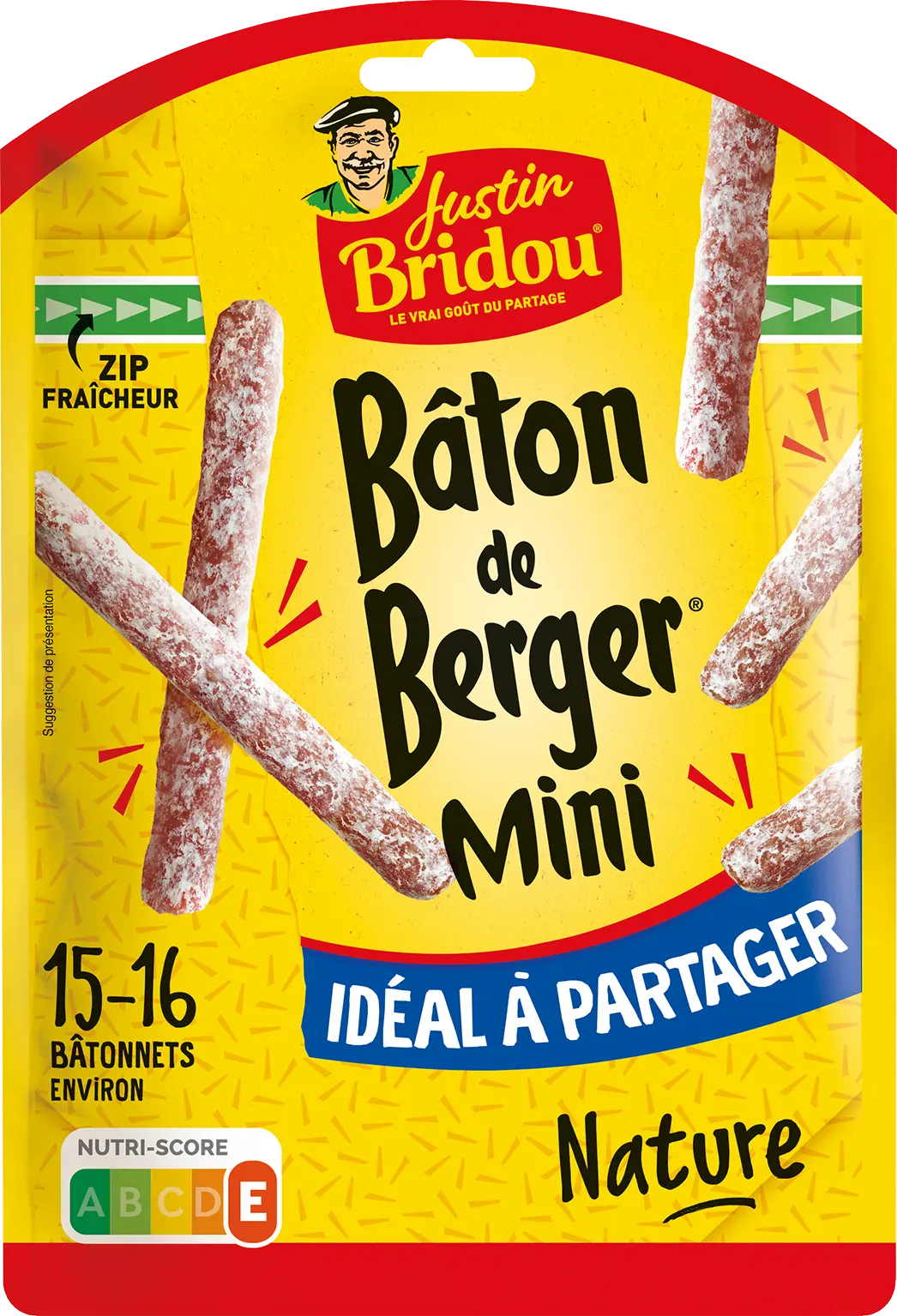 Bâton de berger nature 160G