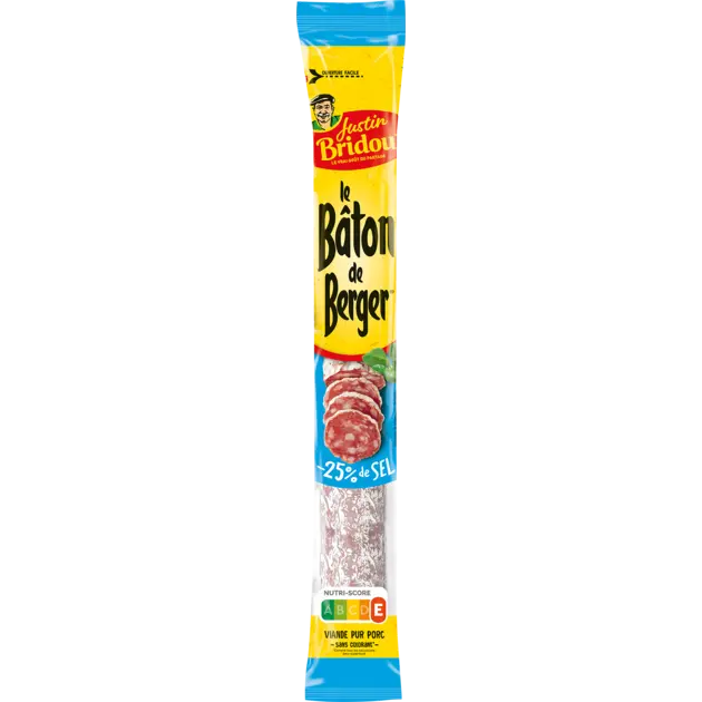 LE BÂTON DE BERGER -25% DE SEL