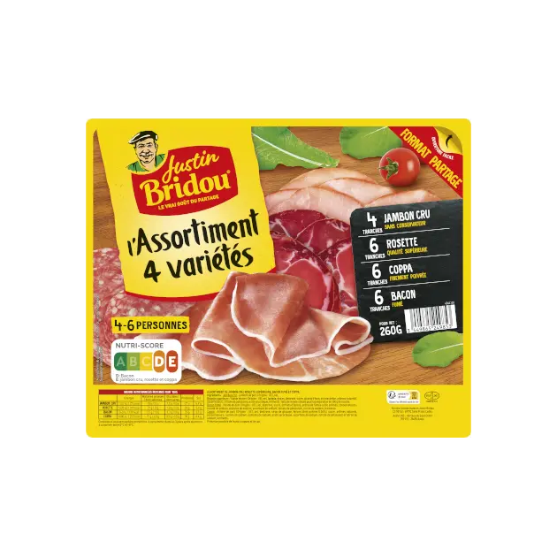 L'assortiment 4 varietes