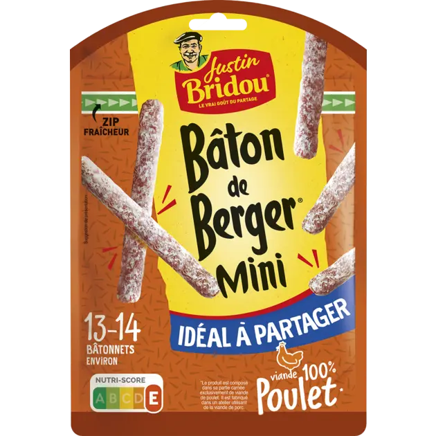 Mini bâton de berger poulet à partager