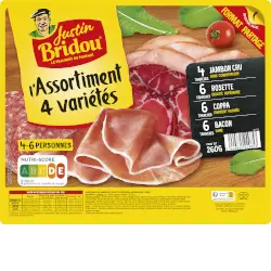 L'assortiment 4 varietes 